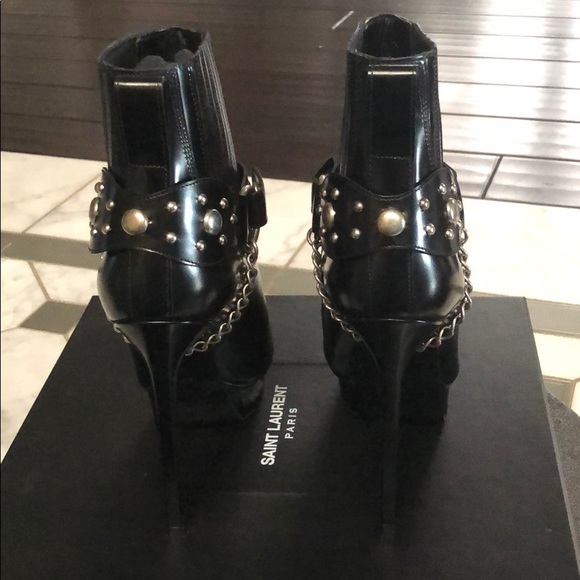 BNIB black Saint Laurent boots - Picture 3 of 7